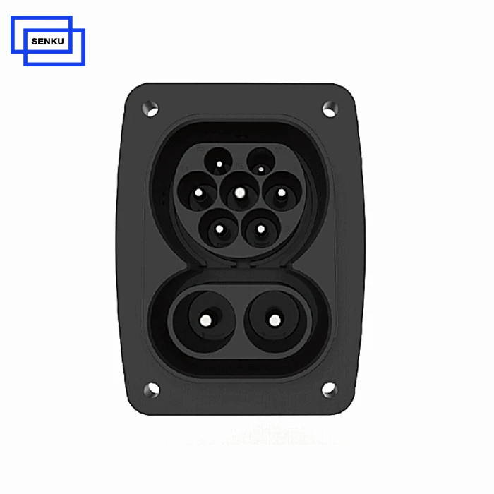 Ổ cắm sạc ô tô Combo 200A CCS 2